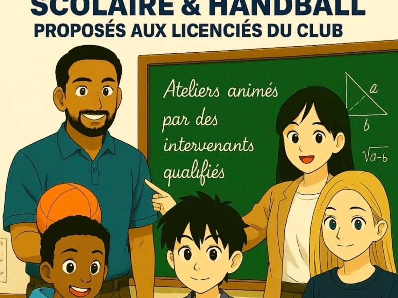 STAGES DE SOUTIEN SCOLAIRE &&nbsp;HANDBALL