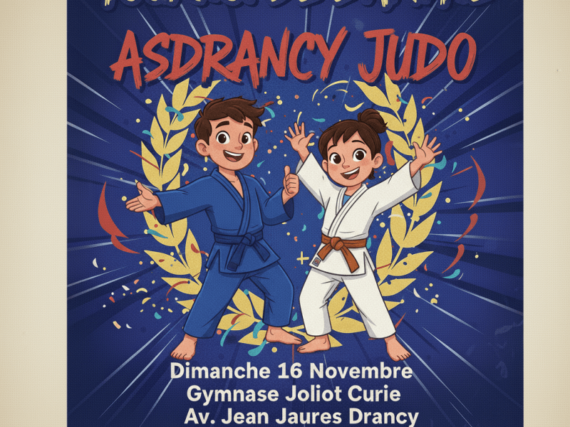 TOURNOI DE L&rsquo;AMITIE ASDRANCY&nbsp;JUDO